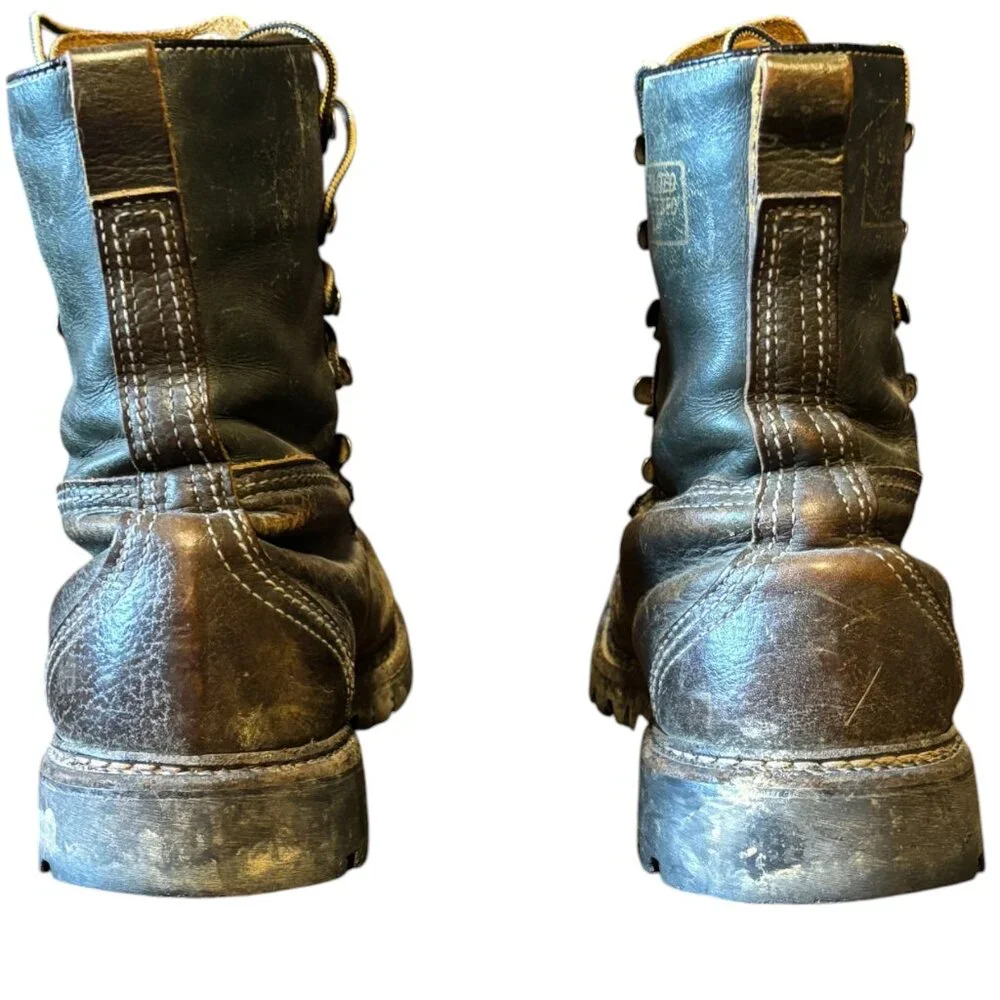 Vintage 70s Herman Survivor‎ Gun Boots Hunting Size 7 Vibram Soles USA Made